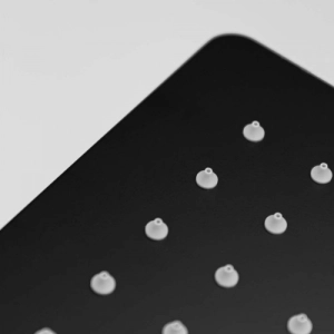 Ducha de Inox Quadrada 20x20 cm de Teto (Preta Fosca)