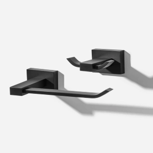 Kit de Acessórios para Lavabo (Mondrian Preto Fosco)