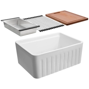 Kit Cuba Fazenda Workstation Louça com Acessórios (Asti Branca)