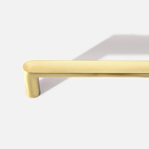 Puxador para M&oacute;vel Al&ccedil;a Sobrepor 192 mm Zamac (Cartago Ouro Fosco) - Outlet