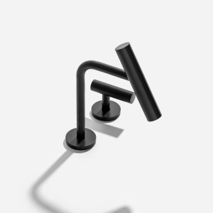 Torneira Monocomando Baixa para Banheiro (Lay Preta Fosca)