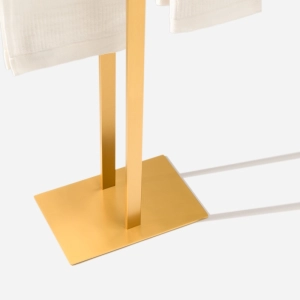 Toalheiro de Piso em Inox (Bellini Dourado)