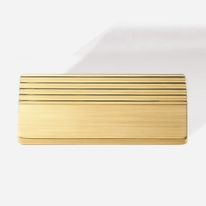 Puxador para Móvel Alça Sobrepor 32 mm Zamac (Troia Dourado Fosco) - Outlet Produto Puxador para Móvel Alça Sobrepor 32 mm Zamac (Troia Dourado Fosco) - Outlet