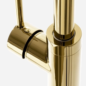 Torneira Monocomando de Piso para Banheira (Fiora Dourada)