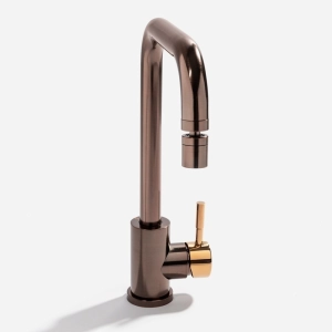 Torneira Monocomando Giratória de Cozinha Inox (Malta Bronze)