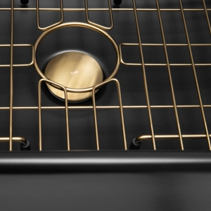 Kit Cuba Fazenda Lou&ccedil;a com Acess&oacute;rios Dourado Fosco (Amalfi Preta)