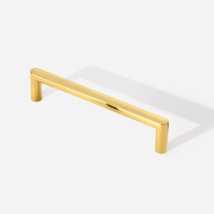 Puxador para Móvel Alça Sobrepor 128 mm Zamac (Cartago Dourado) Produto Puxador para Móvel Alça Sobrepor 128 mm Zamac (Cartago Dourado)