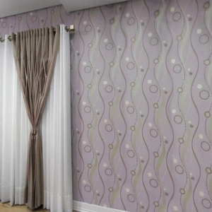 Papel de Parede Listrado Lav&aacute;vel 10,00 x 0,53 m (Audacia Sette)