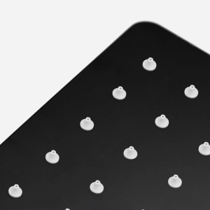 Ducha de Inox Quadrada 30x30 cm de Teto (Preta Fosca)