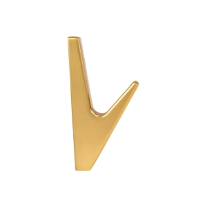 Cabide com Gancho de Parede Zamac (Lapa Dourado Fosco)