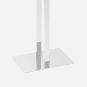 Toalheiro de Piso em Inox (Bellini Cromado)