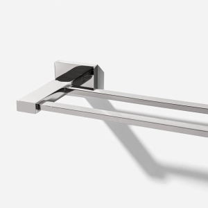 Porta Toalhas Duplo (Mondrian Cromado)