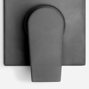 Acabamento Monocomando para Chuveiro Base Deca e Docol Baixa Press&atilde;o (Ducon Grafite Fosco)