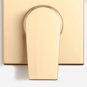 Acabamento Monocomando para Chuveiro Base Deca e Docol Baixa Press&atilde;o (Ducon Ouro Fosco)