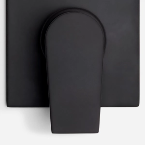 Acabamento Monocomando para Chuveiro Base Deca e Docol Baixa Pressão (Ducon Preto Fosco)