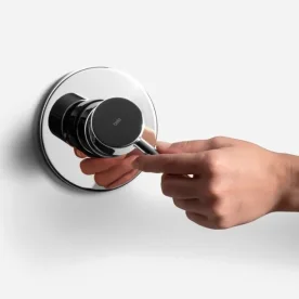 Acabamento Monocomando para Registro Base Deca e Docol Baixa Pressão (Axia Cromado) - Outlet Produto Acabamento Monocomando para Registro Base Deca e Docol Baixa Pressão (Axia Cromado) - Outlet