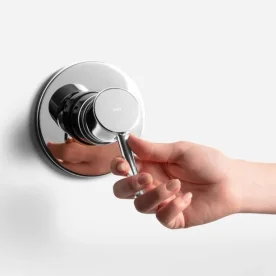Acabamento Monocomando para Registro Base Deca e Docol Baixa Pressão (Axia Cromado) - Outlet Produto Acabamento Monocomando para Registro Base Deca e Docol Baixa Pressão (Axia Cromado) - Outlet