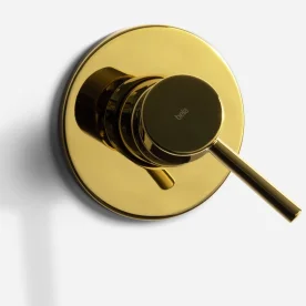 Acabamento Monocomando para Registro Base Docol Alta Pressão (Axia Dourado) Produto Acabamento Monocomando para Registro Base Docol Alta Pressão (Axia Dourado)