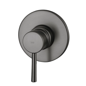 Acabamento Monocomando para Registro Base Docol Alta Press&atilde;o (Axia Grafite Fosco)