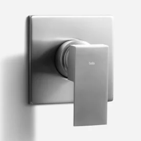 Acabamento Monocomando para Registro Base Docol Alta Pressão (Quadria Escovado) - Outlet Produto Acabamento Monocomando para Registro Base Docol Alta Pressão (Quadria Escovado) - Outlet