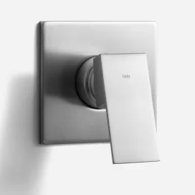 Acabamento Monocomando para Registro Base Docol Alta Pressão (Quadria Escovado) - Outlet Produto Acabamento Monocomando para Registro Base Docol Alta Pressão (Quadria Escovado) - Outlet