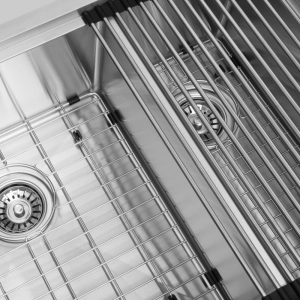 Kit Cuba Dupla Workstation Inox com Acess&oacute;rios (Kai Escovada)