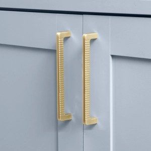 Puxador para Móvel Alça Sobrepor 192 mm Zamac (Petra Ouro Fosco) - Outlet