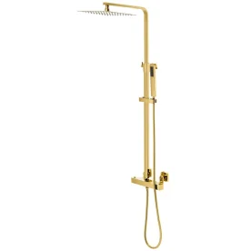 Ducha Coluna de Inox Quadrada 25 cm (Dourada) - Outlet Produto Ducha Coluna de Inox Quadrada 25 cm (Dourada) - Outlet