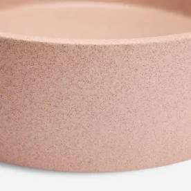 Produto Cuba de Banheiro Concreto Apoio Redonda 39cm (Oso Granilite Coral)