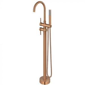 Torneira Monocomando de Piso para Banheira (Maule Ros&Atilde;&copy; Gold Fosca)