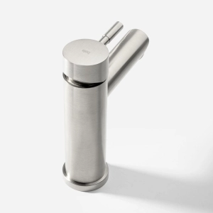 Torneira Monocomando Baixa para Banheiro Inox (Lis Escovada)