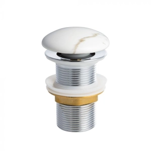 V&aacute;lvula Click de Lou&ccedil;a para Cubas (M&aacute;rmore Carrara)