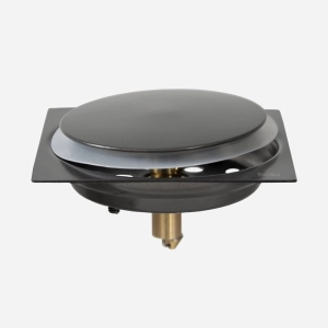 Ralo Click Inteligente de Banheiro 10x10 cm (Inox Grafite Fosco)