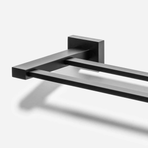 Porta Toalhas Duplo (Mondrian Preto Fosco)