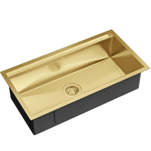 Cuba Workstation de Cozinha Inox 78x41 cm (Osaka Ouro Fosca)