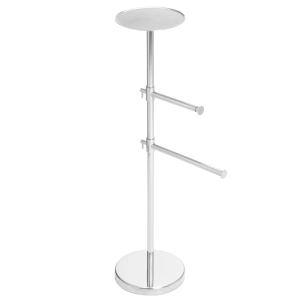 Toalheiro de Piso em Inox (Donatello Cromado)