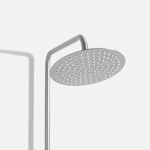 Ducha Coluna de Inox Redonda 25 cm (Escovada)