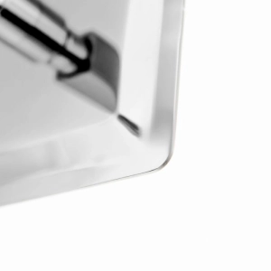Ducha de Inox Quadrada 20x20 cm de Parede (Cromada)