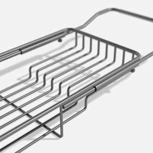 Bandeja de Apoio Ajust&aacute;vel de Inox para Banheiras (Freya Grafite Fosca)