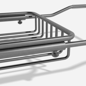 Bandeja de Apoio Ajust&aacute;vel de Inox para Banheiras (Freya Grafite Fosca)