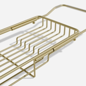 Bandeja de Apoio Ajust&aacute;vel de Inox para Banheiras (Freya Ouro Fosca)