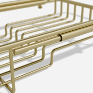 Bandeja de Apoio Ajust&aacute;vel de Inox para Banheiras (Freya Ouro Fosca)