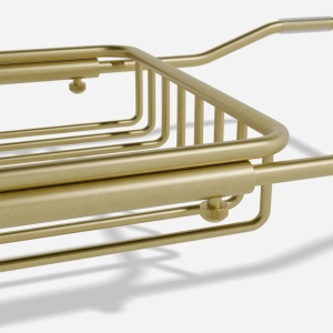 Bandeja de Apoio Ajust&aacute;vel de Inox para Banheiras (Freya Ouro Fosca)