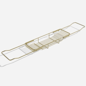 Bandeja de Apoio Ajust&aacute;vel de Inox para Banheiras (Freya Ouro Fosca)