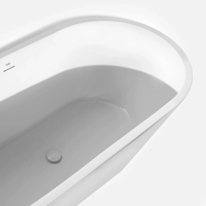 Banheira de Imersão Acrílica 148 cm (Essen Branca) - Outlet