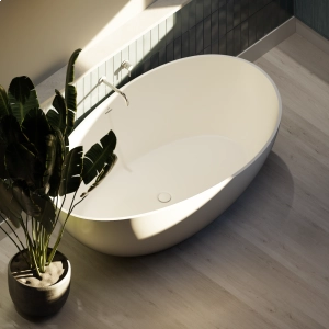 Banheira de Imersão Solid Surface 160 cm (Bremen Branca)