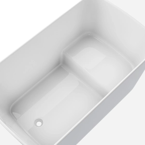 Banheira de Imers&atilde;o Acr&iacute;lica com Degrau Ofuro 125 cm (Voss Branca)