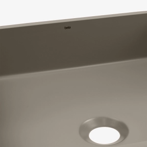 Cuba de Banheiro Concreto Apoio Quadrada 39 cm (Guna Musgo) - Outlet