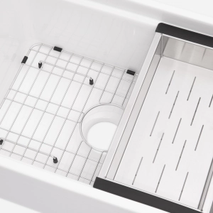 Cesto Escorredor Inox para Cuba Workstation 40x22 cm (Escovado)