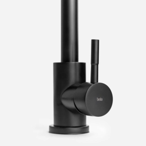 Torneira Monocomando Girat&oacute;ria de Cozinha Inox (Malta Preta Fosca)